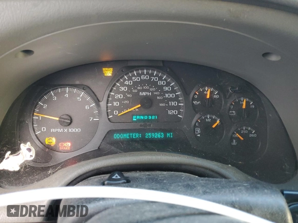 2004 Chevrolet TrailBlazer EXT LT with VIN 1GNET16S046149062, listed as a Copart auction lot 85324874 with 259,263 mi miles and Salvage Title. Bid and sale history available at carsss.com. Image 9.