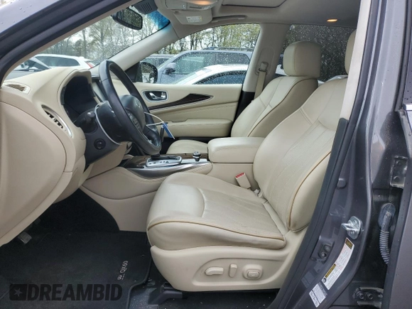 2015 Infiniti QX60 with VIN 5N1AL0MM1FC507436, listed as a Copart auction lot 50399365 with 80,006 mi miles and Salvage Title. Bid and sale history available at DreamBid. Image 7.