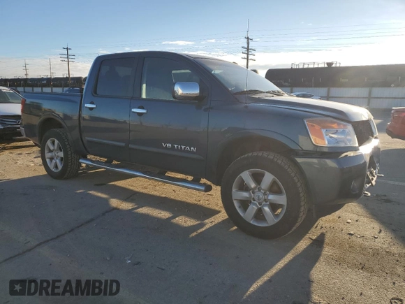 2014 Nissan Titan S with VIN 1N6AA0EC2EN511673, listed as a Copart auction lot 41703295 with 81,662 mi miles and Salvage Title. Bid and sale history available at DreamBid. Image 4.