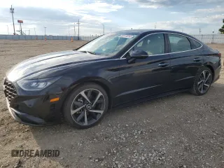 2021 Hyundai Sonata SEL Plus with VIN 5NPEJ4J27MH124513, listed as a Copart auction lot 60113514 with 25,378 mi miles and Salvage Title. Bid and sale history available at DreamBid. Image 1.