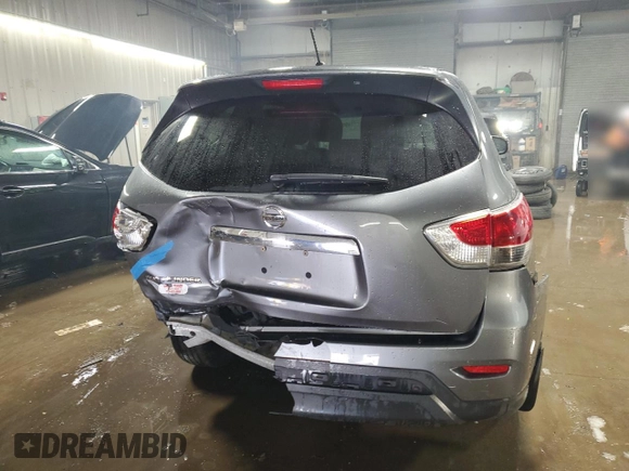 2015 Nissan Pathfinder Platinum with VIN 5N1AR2MN9FC616004, listed as a Copart auction lot 49811145 with 104,219 mi miles and Salvage Title. Bid and sale history available at DreamBid. Image 6.