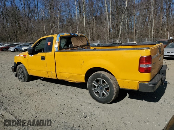 2007 Ford F-150 XL with VIN 1FTPF12V57KC93890, listed as a Copart auction lot 48167925 with 0 mi miles and Salvage Title. Bid and sale history available at carsss.com. Image 2.