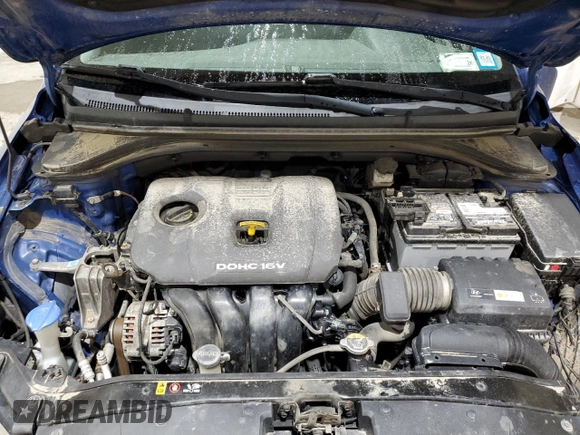2017 Hyundai Elantra Limited with VIN 5NPD84LF8HH165455, listed as a Copart auction lot 54668785 with 145,968 mi miles and Non Repairable. Bid and sale history available at DreamBid. Image 11.