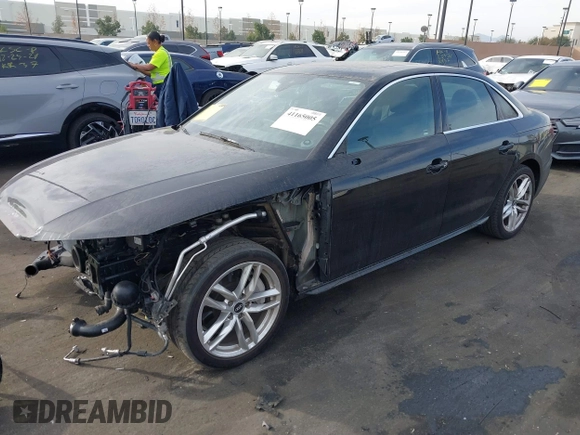 2021 Audi A4 S line Premium with VIN WAUDAAF44MA054560, listed as a IAAI auction lot 41165005 with 31,548 mi miles and . Bid and sale history available at DreamBid. Image 19.