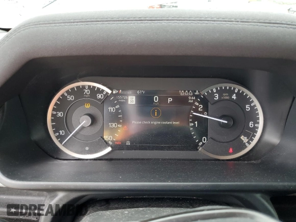 2023 Land Rover Defender S with VIN SALEJ6EX3P2121687, listed as a Copart auction lot 89240485 with 55,726 mi miles and Non repairable. Bid and sale history available at DreamBid. Image 9.