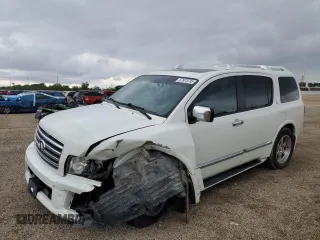 2007 Infiniti QX56 with VIN 5N3AA08C87N803171, listed as a Copart auction lot 57673295 with 173,146 mi miles and Salvage title. Bid and sale history available at DreamBid. Image 1.