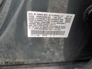 2016 Acura MDX Advance z VIN 5FRYD3H98GB016811, wystawiony jako Copart lot #83903964 z przebiegiem 206 828 mil mil oraz Szkoda całkowita • Salvage title. Historia ofert i sprzedaży dostępna na DreamBid. Obrazek 13.