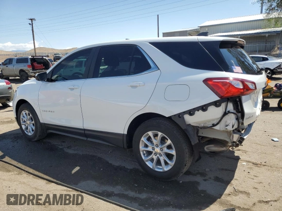 2021 Chevrolet Equinox LT with VIN 3GNAXJEV9MS162077, listed as a Copart auction lot 54849225 with 43,870 mi miles and Salvage title. Bid and sale history available at DreamBid. Image 2.