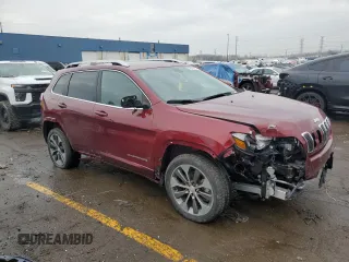 2019 Jeep Cherokee Overland with VIN 1C4PJMJN7KD116482, listed as a Copart auction lot 43687555 with 31,732 mi miles and Clean title. Bid and sale history available at DreamBid. Image 4.