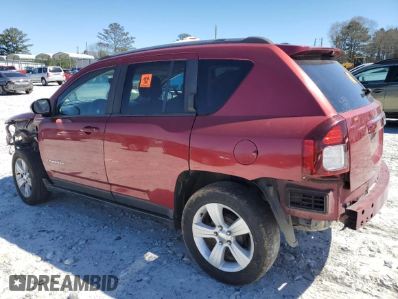 2015 Jeep Compass Sport with VIN 1C4NJCBB9FD246582, listed as a Copart auction lot 48387475 with 134,006 mi miles and Salvage Title. Bid and sale history available at carsss.com. Image 2.