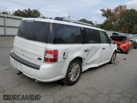 2017 Ford Flex SEL with VIN 2FMGK5C87HBA03846, listed as a Copart auction lot 78281354 with 141,874 mi miles and Salvage Title. Bid and sale history available at carsss.com. Image 3.