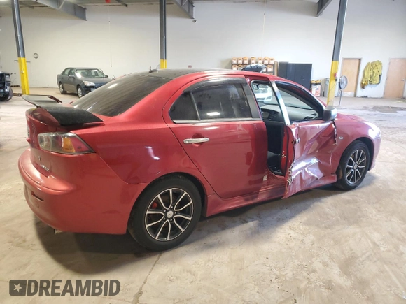 2015 Mitsubishi Lancer SE with VIN JA32V2FW5FU010749, listed as a Copart auction lot 47411335 with 72,934 mi miles and Salvage Title. Bid and sale history available at carsss.com. Image 3.
