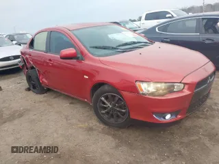 2012 Mitsubishi Lancer ES with VIN JA32U2FUXCU018438, listed as a IAAI auction lot 41772110 with 184,547 mi miles. Bid and sale history available at carsss.com. Image 1.