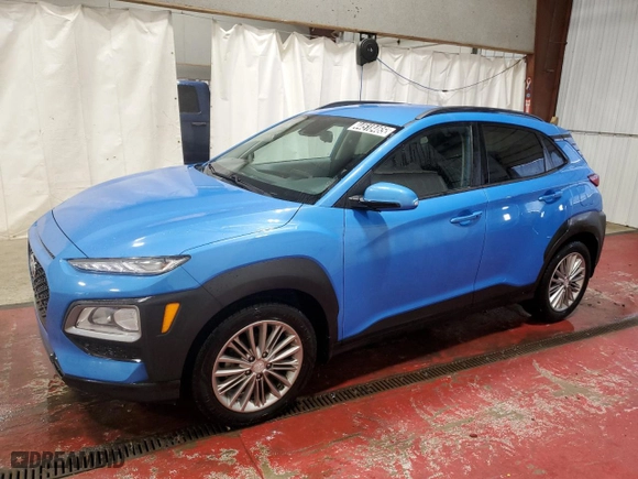 2021 Hyundai Kona SEL with VIN KM8K22AA5MU631374, listed as a Copart auction lot 44518465 with 109,054 mi miles and Clean Title. Bid and sale history available at carsss.com. Image 1.