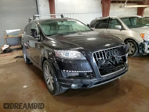 2015 Audi Q7 Premium Plus with VIN WA1LGAFE2FD020344, listed as a Copart auction lot 59184115 with 143,389 mi miles and Salvage title. Bid and sale history available at DreamBid. Image 14.