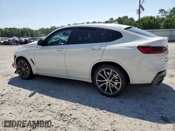 2019 BMW X4 M40i z VIN 5UXUJ5C57KLJ63215, wystawiony jako Copart lot #55150835 z przebiegiem Nie podano mil oraz Szkody całkowita. Historia ofert i sprzedaży dostępna na DreamBid. Obrazek 2.
