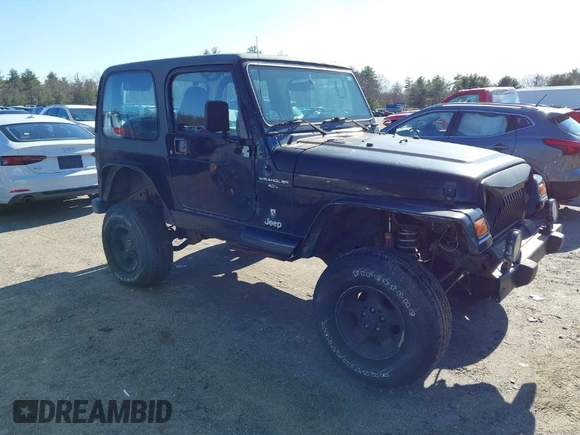 2001 Jeep Wrangler Sport with VIN 1J4FA49S61P357348, listed as a IAAI auction lot 41938170 with 177,356 mi miles. Bid and sale history available at carsss.com. Image 1.