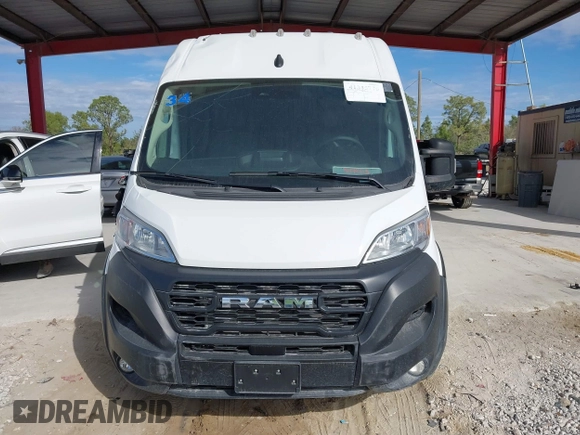 2024 Ram ProMaster Cargo Tradesman with VIN 3C6LRVDG8RE133415, listed as a IAAI auction lot 41345776 with 12,574 mi miles and . Bid and sale history available at DreamBid. Image 12.