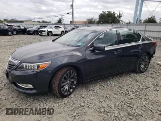 2016 Acura RLX Tech Pkg with VIN JH4KC1F51GC000993, listed as a Copart auction lot 73322414 with 118,631 mi miles and Salvage Title. Bid and sale history available at carsss.com. Image 1.