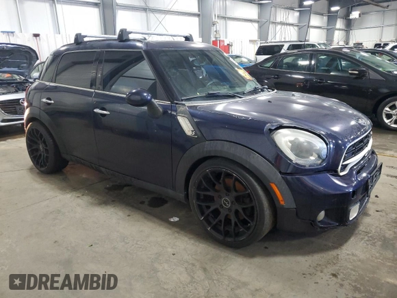 2011 MINI Countryman S with VIN WMWZC3C52BWM25644, listed as a Copart auction lot 58213835 with Not provided miles and Clean title. Bid and sale history available at DreamBid. Image 4.