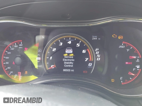 2018 Dodge Durango SRT with VIN 1C4SDJGJ4JC341550, listed as a IAAI auction lot 41525295 with 86,503 mi miles and . Bid and sale history available at DreamBid. Image 16.
