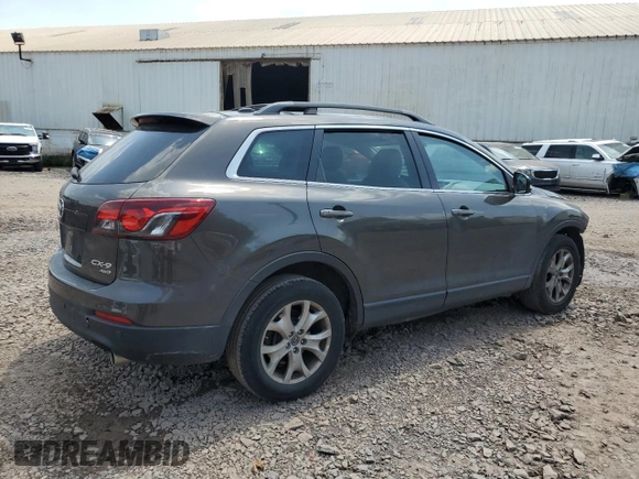 2015 Mazda CX-9 Touring with VIN JM3TB3CV3F0455294, listed as a Copart auction lot 62056495 with Not provided miles and Salvage title. Bid and sale history available at DreamBid. Image 3.
