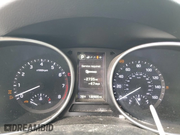 2017 Hyundai Santa Fe Ultimate with VIN 5XYZWDLA2HG450918, listed as a Copart auction lot 64413195 with 130,500 mi miles and Clean title. Bid and sale history available at DreamBid. Image 9.