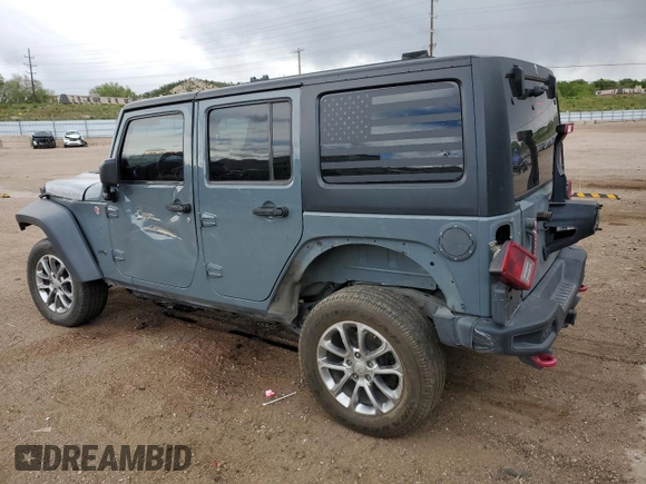 2014 Jeep Wrangler Unlimited Rubicon z VIN 1C4HJWFG0EL316513, wystawiony jako Copart lot #57182325 z przebiegiem 150 012 mil mil oraz Szkoda całkowita • Salvage title. Historia ofert i sprzedaży dostępna na DreamBid. Obrazek 2.