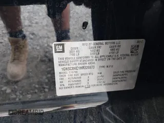 2017 Chevrolet Tahoe LT z VIN 1GNSCBKC1HR326973, wystawiony jako IAAI lot #42212769 z przebiegiem 128 074 mil mil oraz . Historia ofert i sprzedaży dostępna na DreamBid. Obrazek 9.