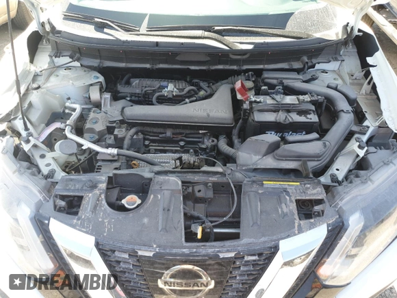 2017 Nissan Rogue SV with VIN KNMAT2MT6HP571846, listed as a Copart auction lot 54995735 with 8,751 mi miles and Salvage title. Bid and sale history available at DreamBid. Image 12.