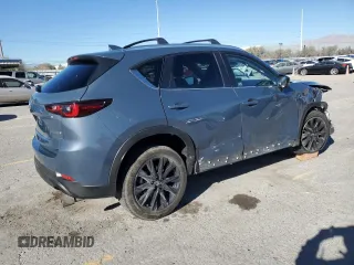2023 Mazda CX-5 2.5 S Carbon Edition with VIN JM3KFBCM6P0280641, listed as a Copart auction lot 89353875 with 49,497 mi miles and Salvage Title. Bid and sale history available at carsss.com. Image 3.