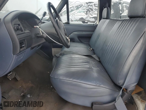 1992 Ford F-150 with VIN 2FTDF15Y5NCA31541, listed as a Copart auction lot 85058754 with 138,467 mi miles and Salvage Title. Bid and sale history available at carsss.com. Image 7.