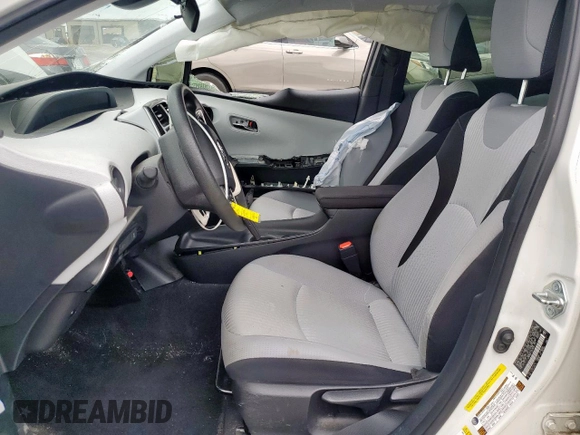 2017 Toyota Prius Two z VIN JTDKBRFU3H3041377, wystawiony jako Copart lot #58747625 z przebiegiem 54 773 mil mil oraz Szkoda całkowita • Salvage title. Historia ofert i sprzedaży dostępna na DreamBid. Obrazek 7.
