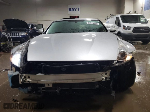 2014 Nissan 370Z Nismo with VIN JN1AZ4EH2EM636132, listed as a Copart auction lot 87218744 with 39,254 mi miles and Salvage Title. Bid and sale history available at DreamBid. Image 5.