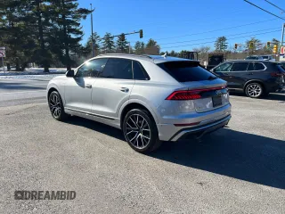 2019 Audi Q8 Premium Plus with VIN WA1EVAF14KD017080, listed as a Copart auction lot 43855065 with 102,846 mi miles and Clean Title. Bid and sale history available at carsss.com. Image 3.