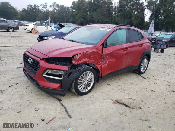 2020 Hyundai Kona SEL with VIN KM8K22AA6LU517950, listed as a Copart auction lot 85195604 with 40,227 mi miles and Non Repairable. Bid and sale history available at carsss.com. Image 1.