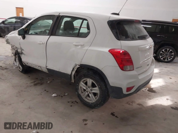 2017 Chevrolet Trax LS with VIN KL7CJNSB3HB127456, listed as a IAAI auction lot 41602979 with 73,564 mi miles. Bid and sale history available at carsss.com. Image 3.