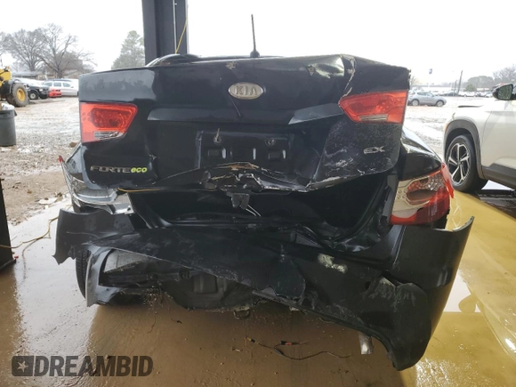 2012 Kia Forte EX with VIN KNAFU4A28C5636367, listed as a Copart auction lot 44950495 with 241,244 mi miles and Salvage Title. Bid and sale history available at carsss.com. Image 6.