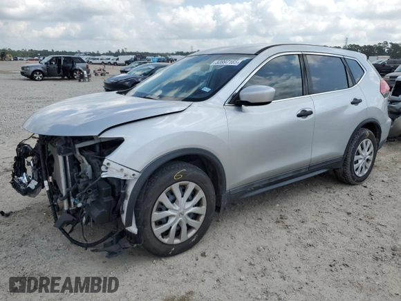 2017 Nissan Rogue S with VIN 5N1AT2MT7HC832307, listed as a Copart auction lot 53997165 with 73,621 mi miles and Salvage Title. Bid and sale history available at carsss.com. Image 1.