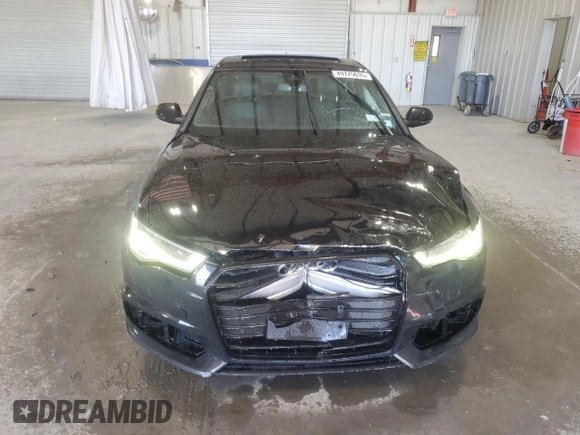 2017 Audi A6 Prestige with VIN WAUH2AFC8HN076999, listed as a Copart auction lot 49725635 with 0 mi miles and Salvage Title. Bid and sale history available at carsss.com. Image 5.