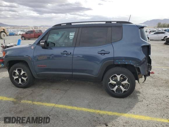 2021 Jeep Renegade Trailhawk с VIN ZACNJDC16MPM92268, выставлен на аукционе Copart как лот 51548315 с пробегом 34 842 миль миль и Списание • Salvage title. История ставок и продаж доступна на DreamBid. Изображение 2.