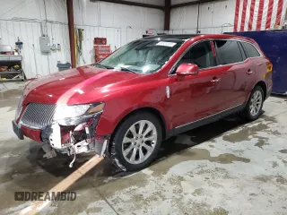 2014 Lincoln MKT EcoBoost with VIN 2LMHJ5AT0EBL50398, listed as a Copart auction lot 44820385 with 137,816 mi miles and Salvage Title. Bid and sale history available at DreamBid. Image 1.