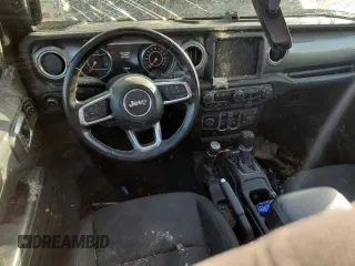 2020 Jeep Wrangler Unlimited Sahara with VIN 1C4HJXEN0LW168087, listed as a Copart auction lot 48048495 with 73,750 mi miles and Salvage Title. Bid and sale history available at carsss.com. Image 8.