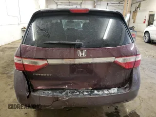 2013 Honda Odyssey EX-L with VIN 5FNRL5H60DB047072, listed as a Copart auction lot 45495415 with 161,028 mi miles and Salvage Title. Bid and sale history available at DreamBid. Image 6.