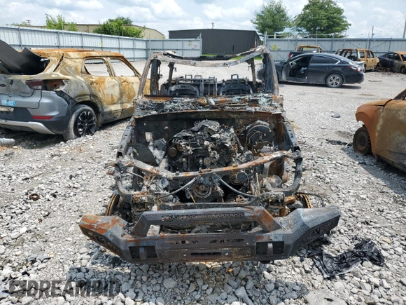 2020 Jeep Gladiator Overland with VIN 1C6HJTFGXLL119481, listed as a Copart auction lot 59108385 with Not provided miles and Salvage title. Bid and sale history available at DreamBid. Image 5.