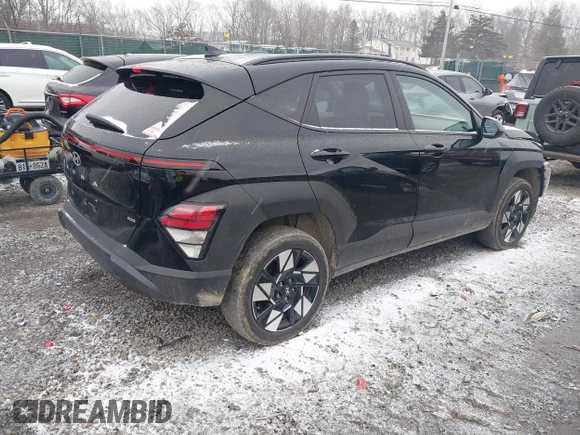 2024 Hyundai Kona SEL with VIN KM8HBCAB8RU085752, listed as a IAAI auction lot 40961834 with 17,974 mi miles. Bid and sale history available at carsss.com. Image 4.