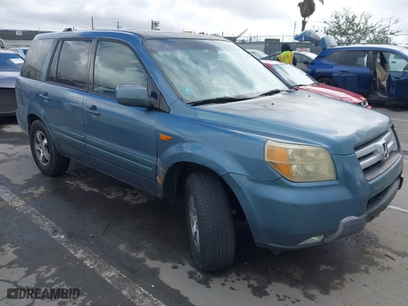 2006 Honda Pilot EX-L with VIN 5FNYF28536B015342, listed as a IAAI auction lot 41745176 with 1 mi miles. Bid and sale history available at carsss.com. Image 1.