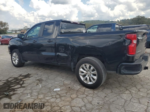 2020 Chevrolet Silverado 1500 Custom with VIN 1GCRWBEH1LZ362211, listed as a Copart auction lot 74352484 with 96,416 mi miles and Salvage Title. Bid and sale history available at carsss.com. Image 2.