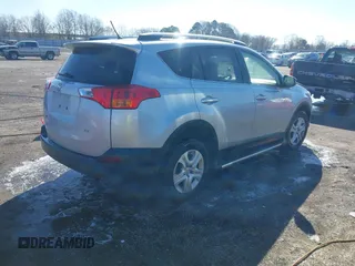 2013 Toyota RAV4 LE with VIN JTMZFREV9DD000690, listed as a IAAI auction lot 41575027 with 123,038 mi miles. Bid and sale history available at carsss.com. Image 4.