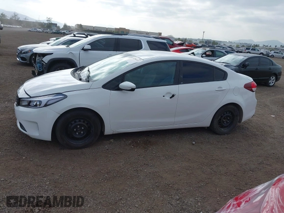 2017 Kia Forte LX with VIN 3KPFK4A71HE017819, listed as a IAAI auction lot 42086163 with 97,534 mi miles. Bid and sale history available at carsss.com. Image 13.